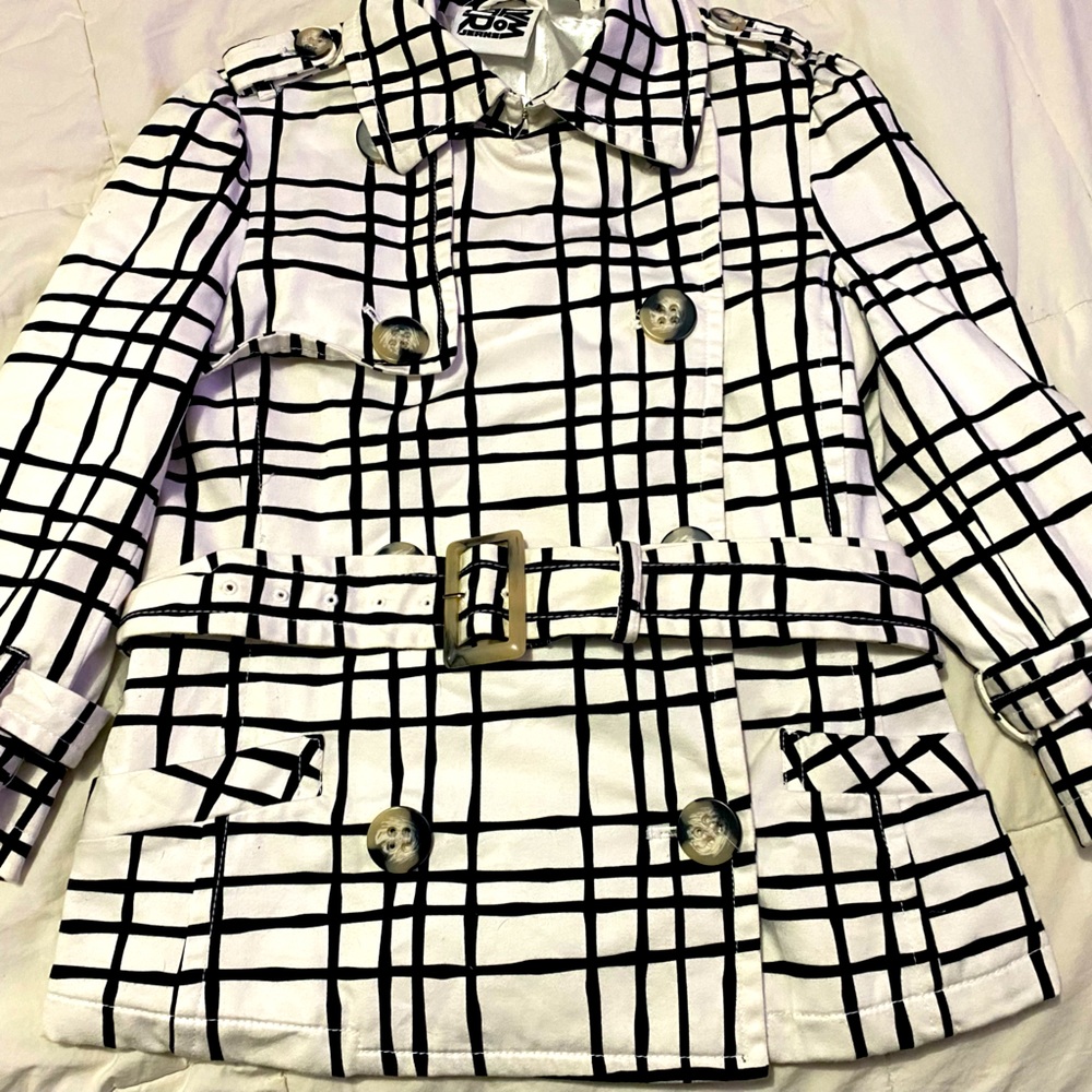 Plaid black Coat